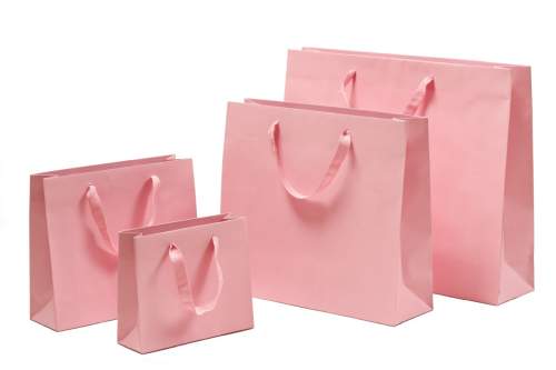 Papiertragetaschen Exclusiva rosa