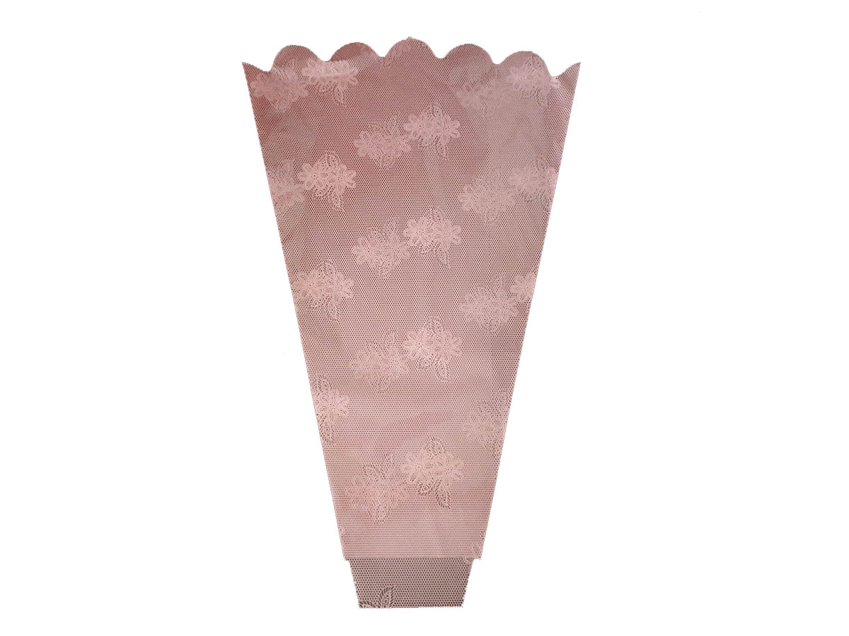 Verpackungstrichter für Schnittblumen Motiv „ARCADE“, 40 my mit Bogenrand