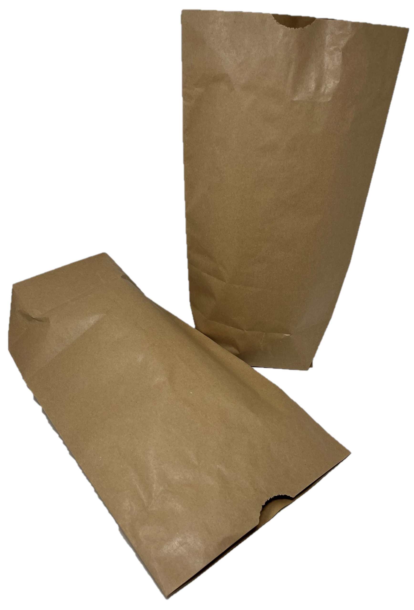 Papierbeutel braun ohne Henkel, braun ÖKO-Flex mit Kreuzboden, 2-lagig, 2 x 60 gr., ungefädelt